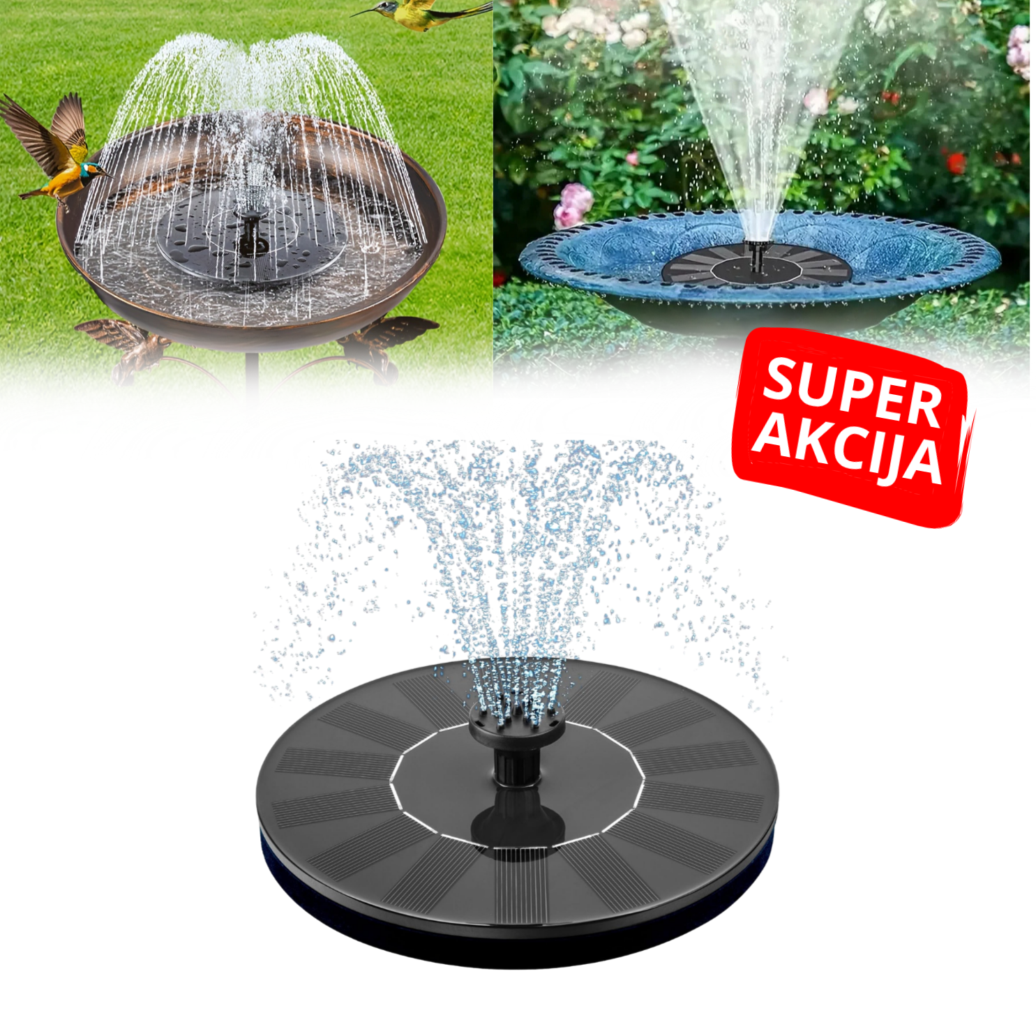 SunFlow - Solarna fontana za baštu