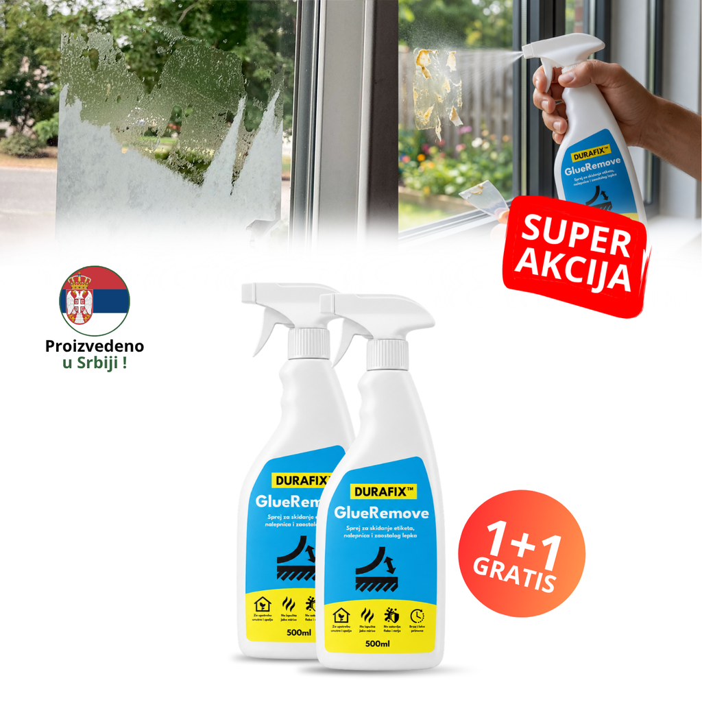 GlueRemove -  Sprej za uklanjanje lepka i nalepnica (500ml+500ml)