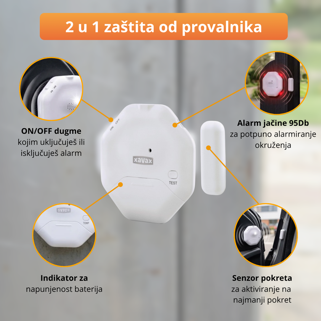 AlertPlus - Ultra snažni neprimetni alarm 1+1 Gratis