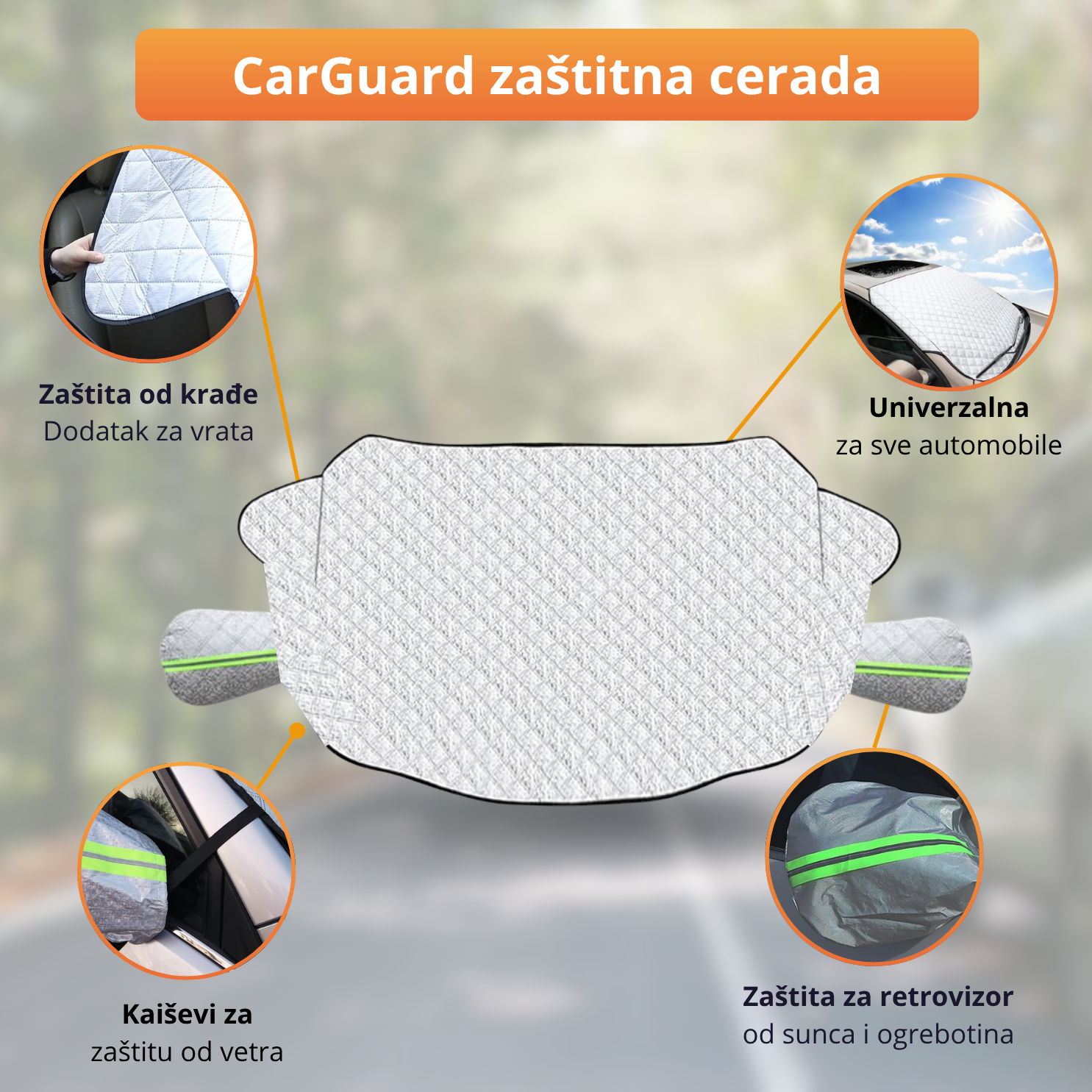 CarGuard - Reflektivna cerada za šoferku