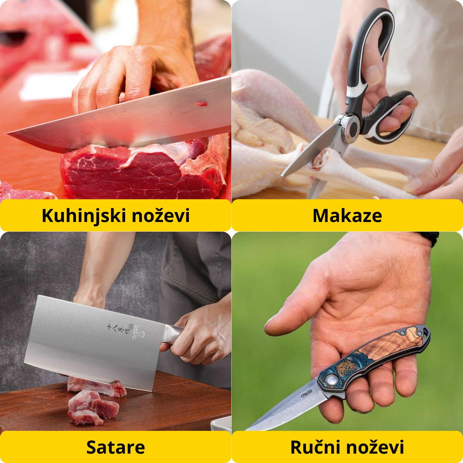 4 u 1 oštrač za noževe i makaze