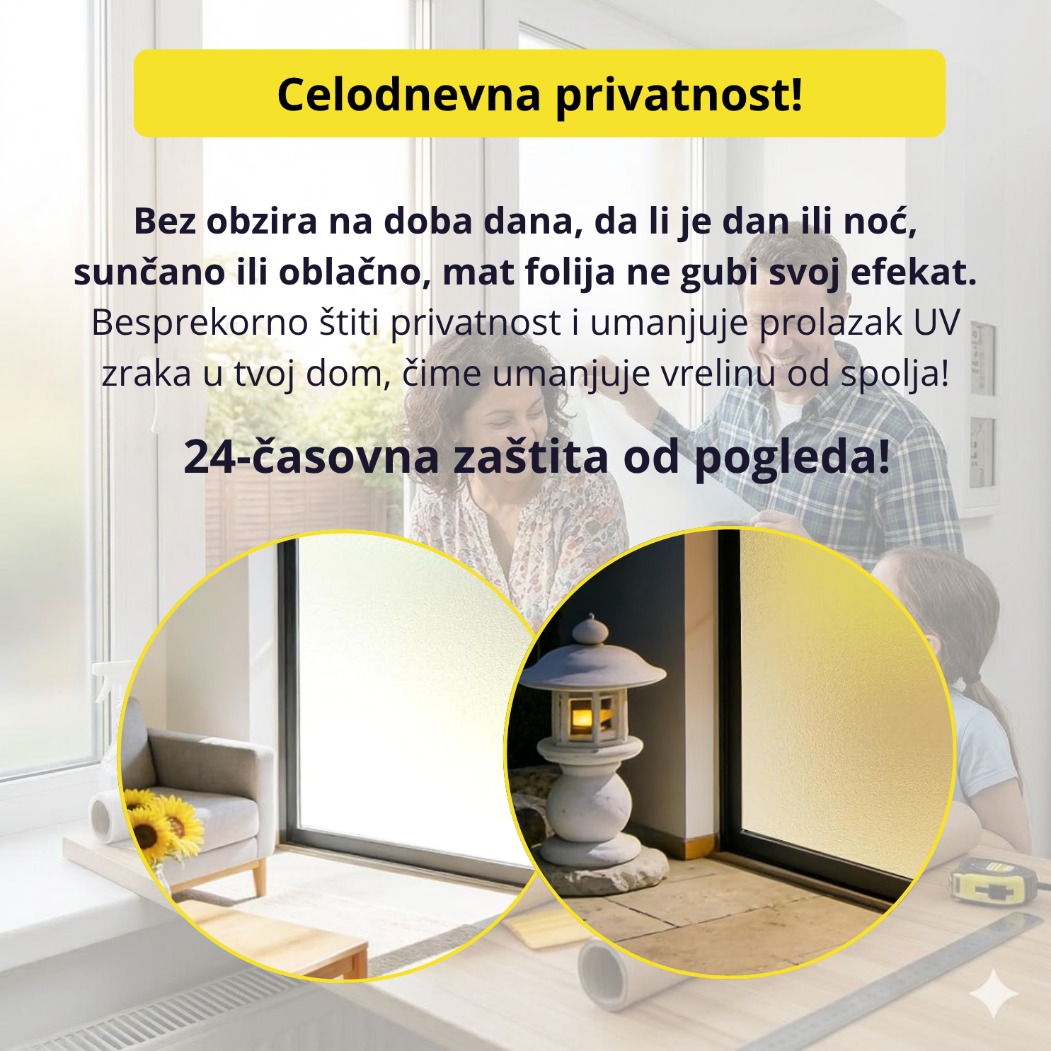 Samolepljiva folija za matiranje stakla 45x200cm