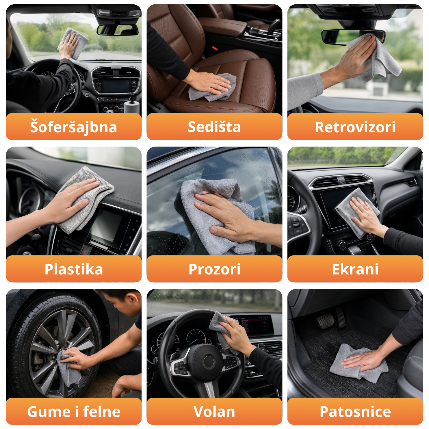 Magični ubrusi - Rolna od 50 mikrofiber ubrusa