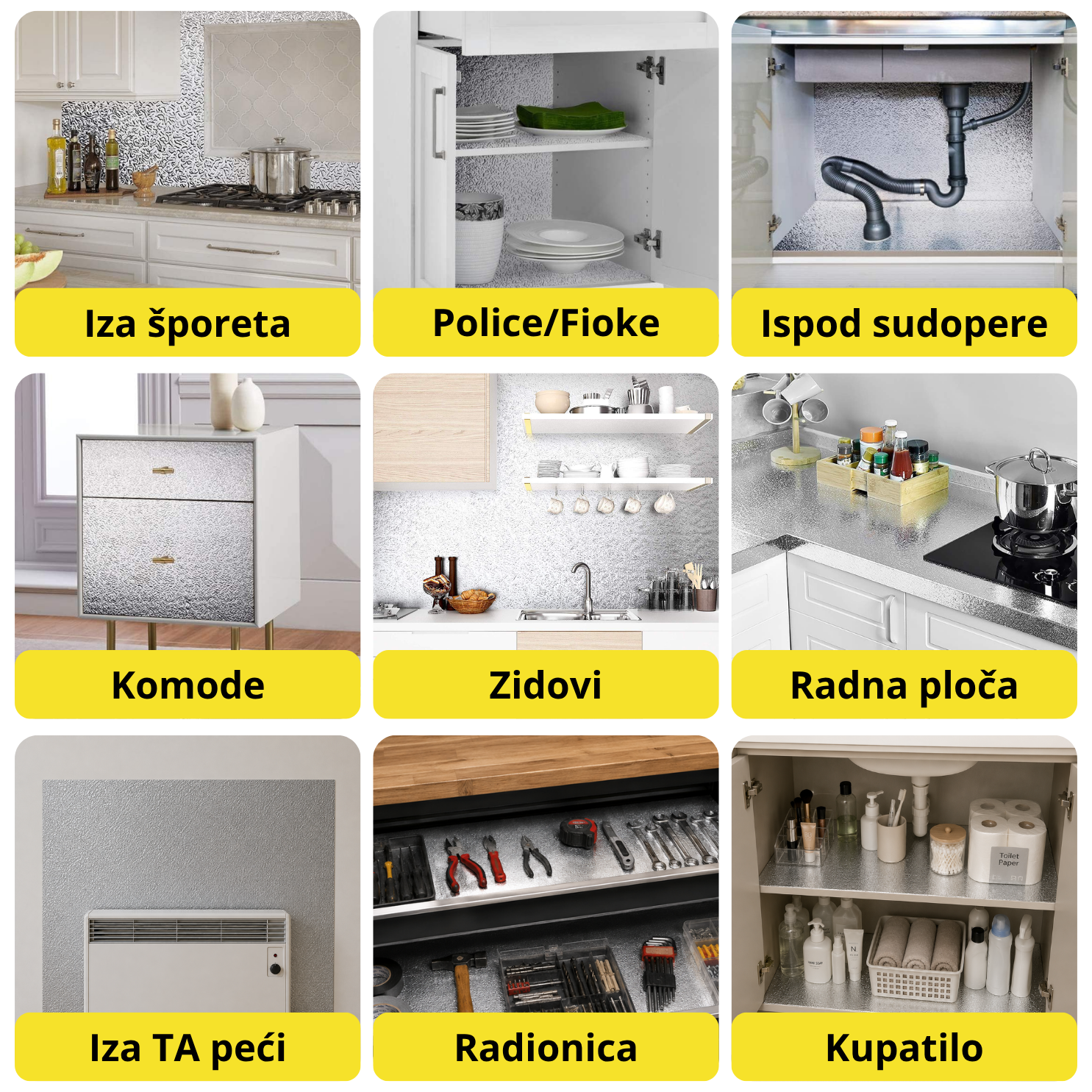 Samolepljiva folija za zaštitu površina