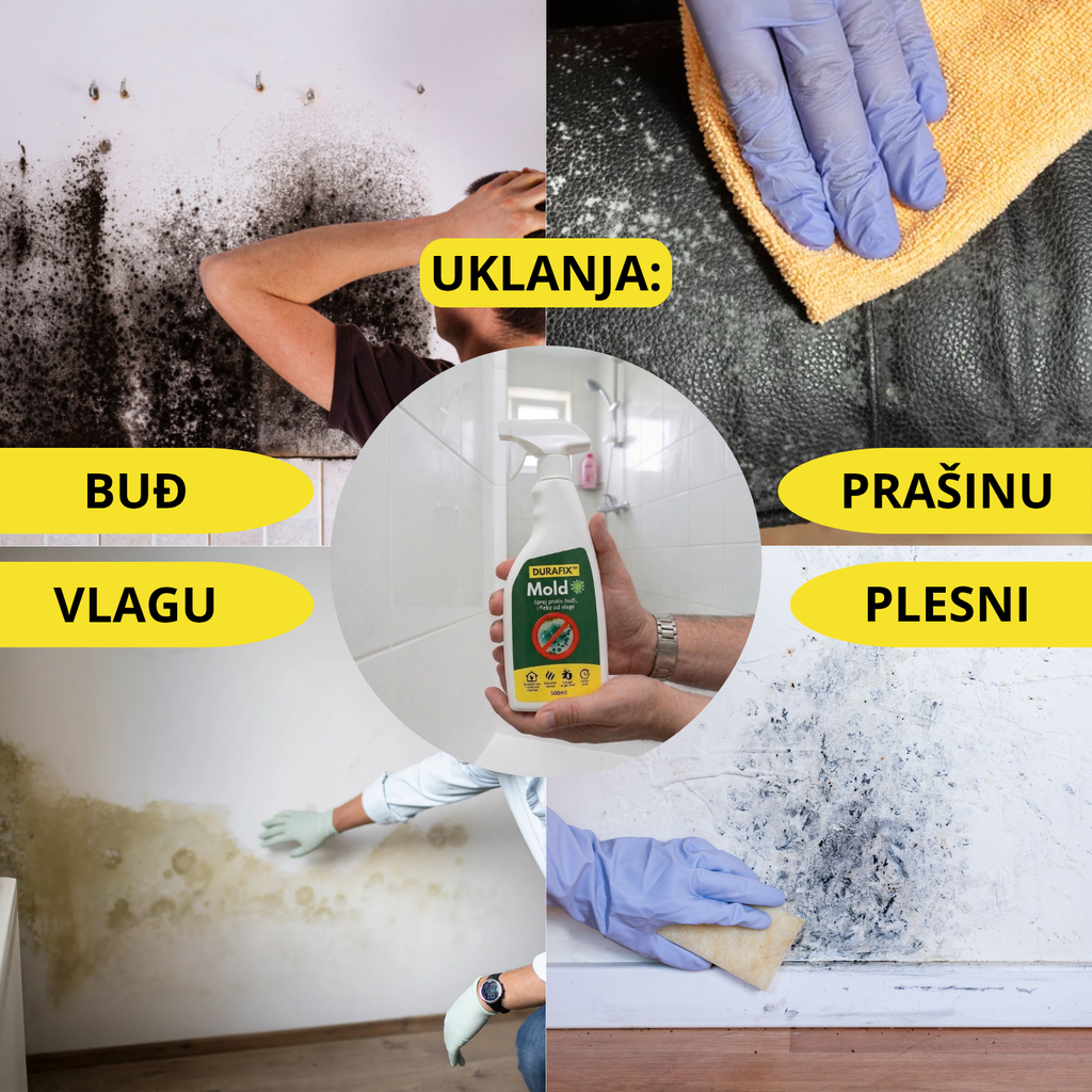 Durafix Mold - Sredstvo za uništavanje buđi i plesni (500ml+500ml)