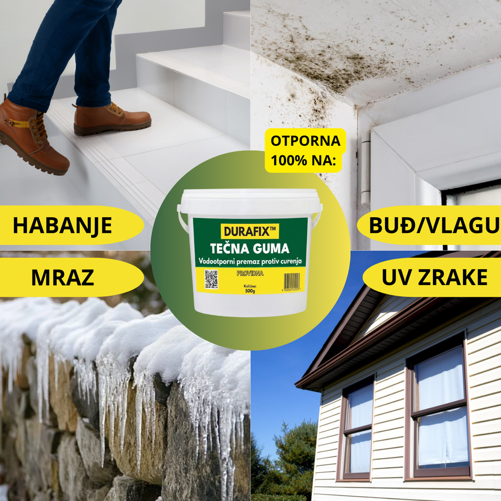 Durafix - Tečna guma 1+1 gratis (500g + 500g)