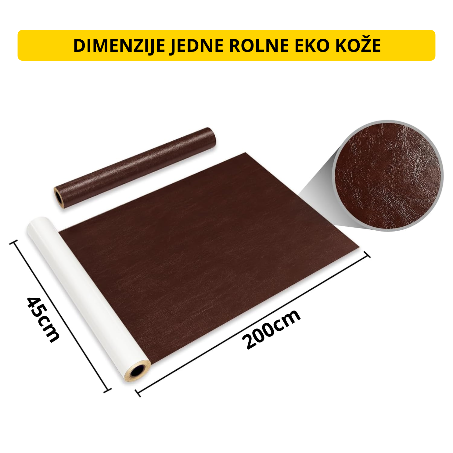 Eko koža za reparaciju 200x45cm