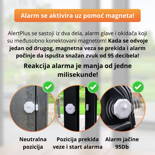 AlertPlus - Ultra snažni neprimetni alarm 1+1 Gratis