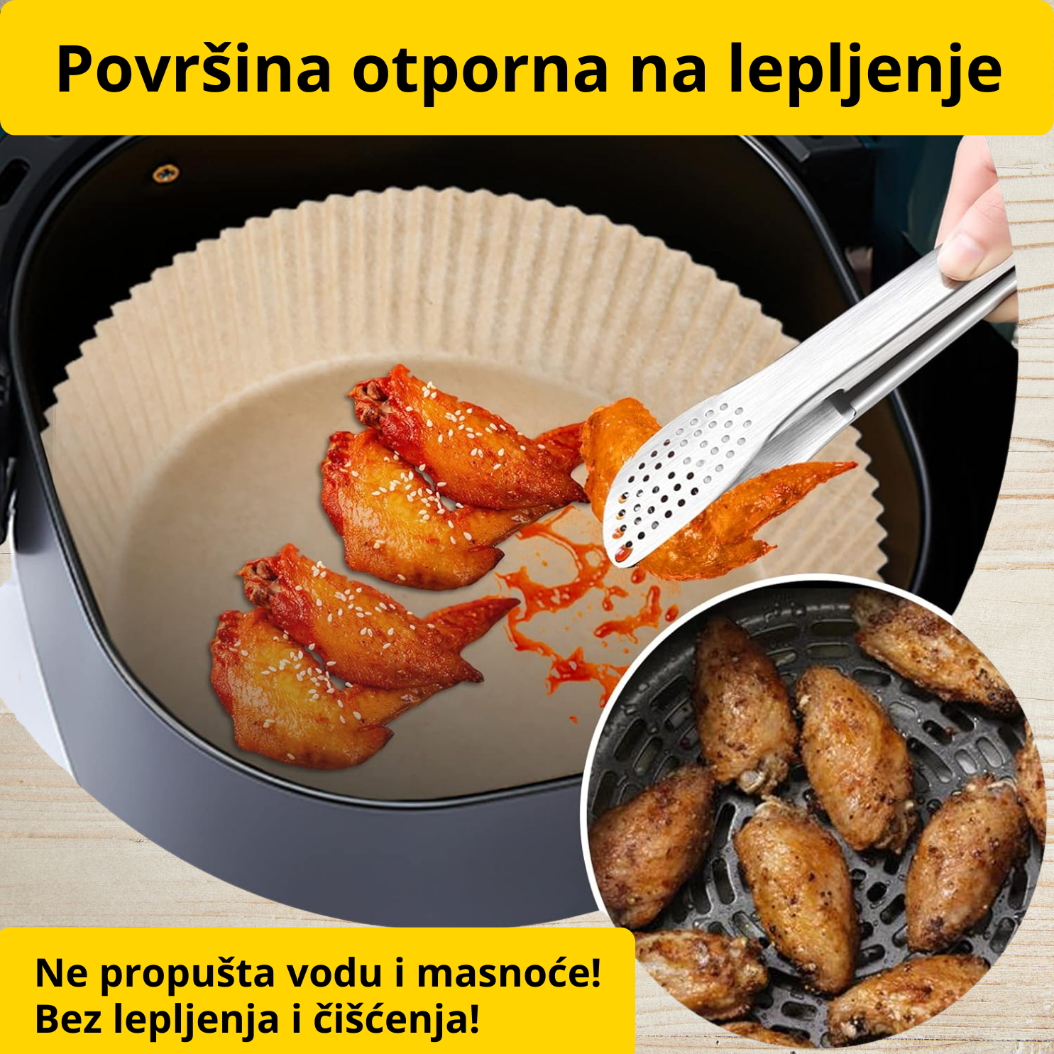 Papirne korpice za AirFryer