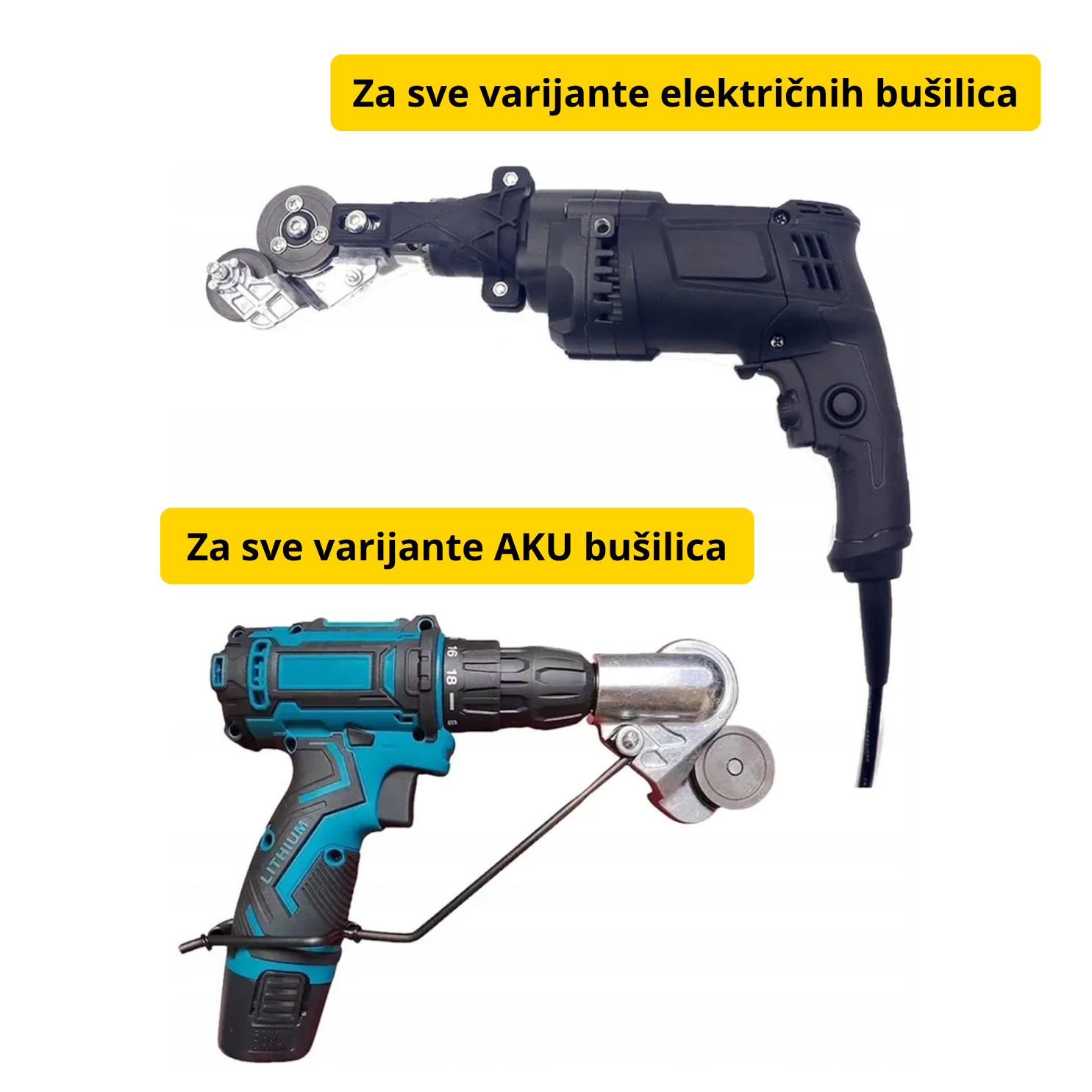 Nastavak za Bušilicu - Sekač metala i limova