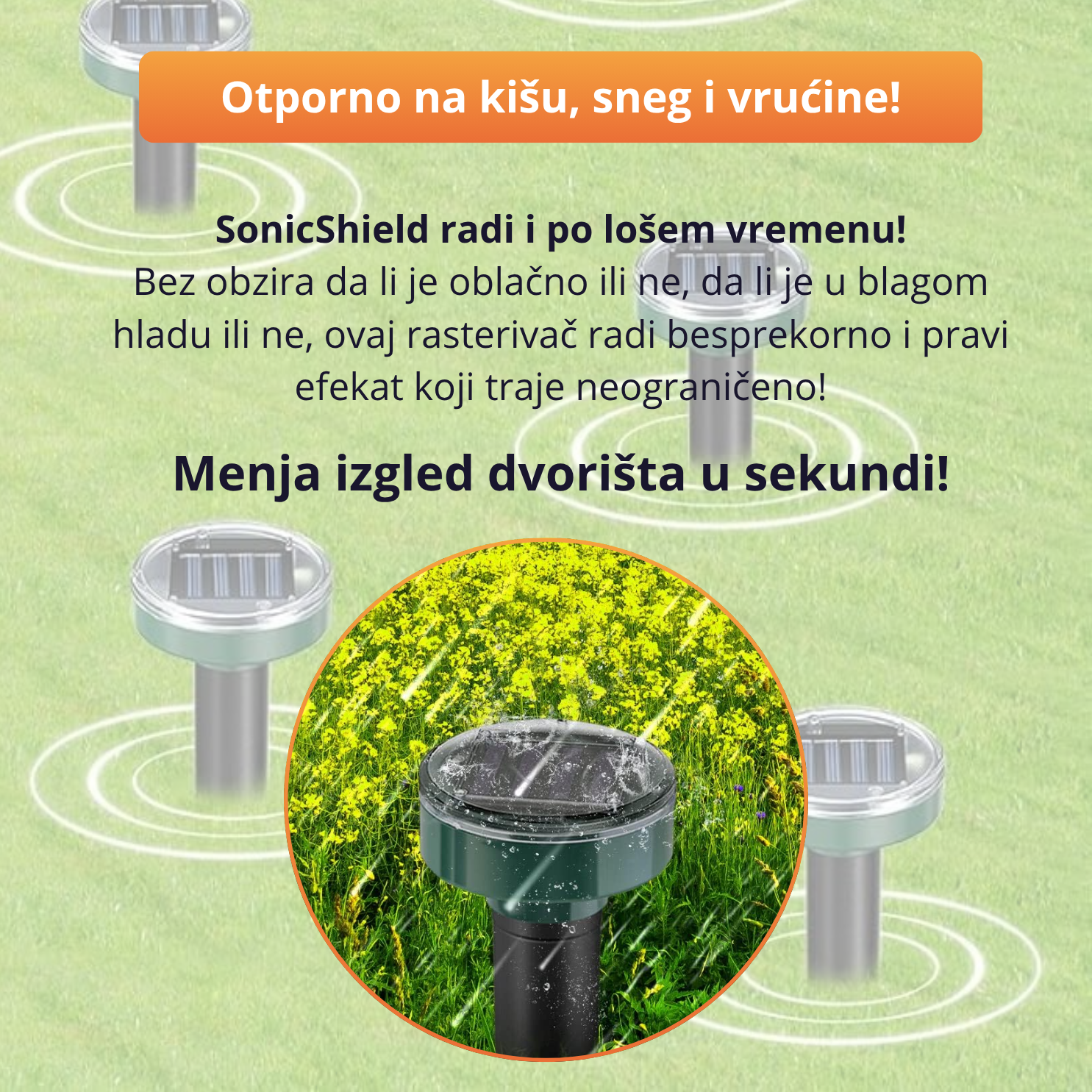 SonicShield - Ultrasonični rasterivač štetočina