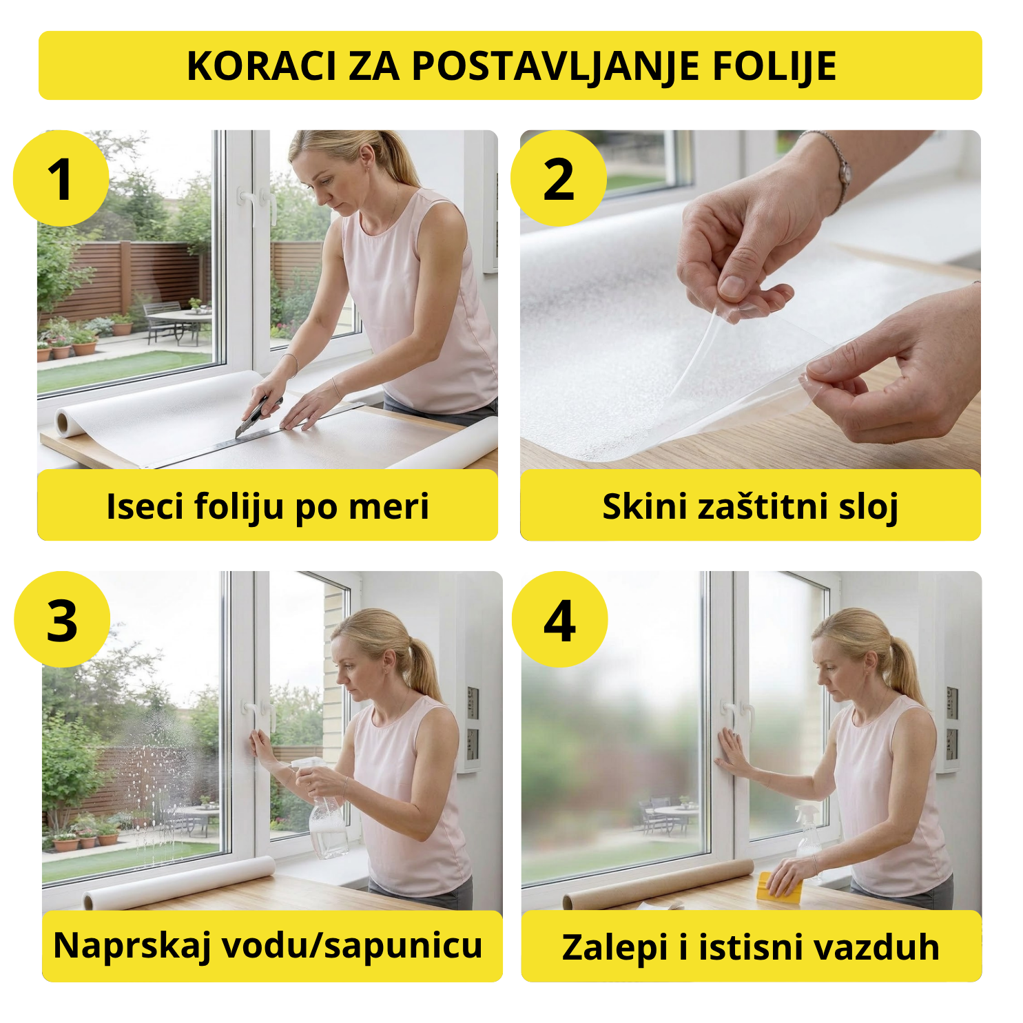 Samolepljiva folija za matiranje stakla 45x200cm
