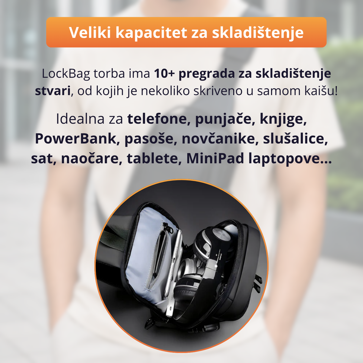 LockBag - Vodootporna torba sa zaštitnom bravom