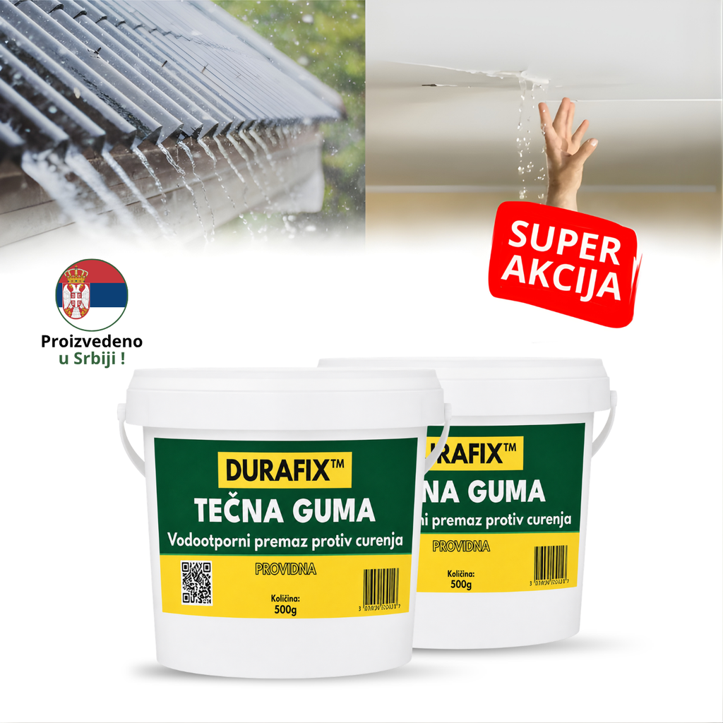 Durafix - Tečna guma 1+1 gratis (500g + 500g)